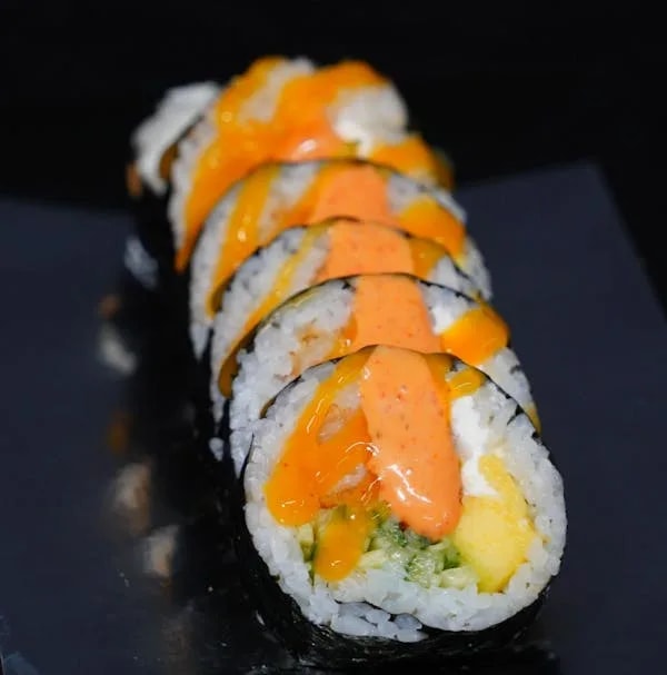Futomaki shrimp salmon (6 szt)