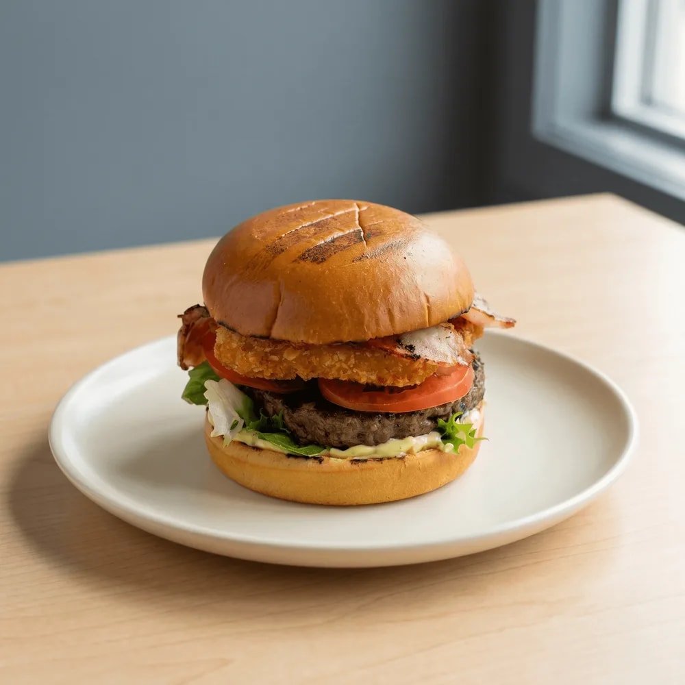 Mozarella Bacon Burger