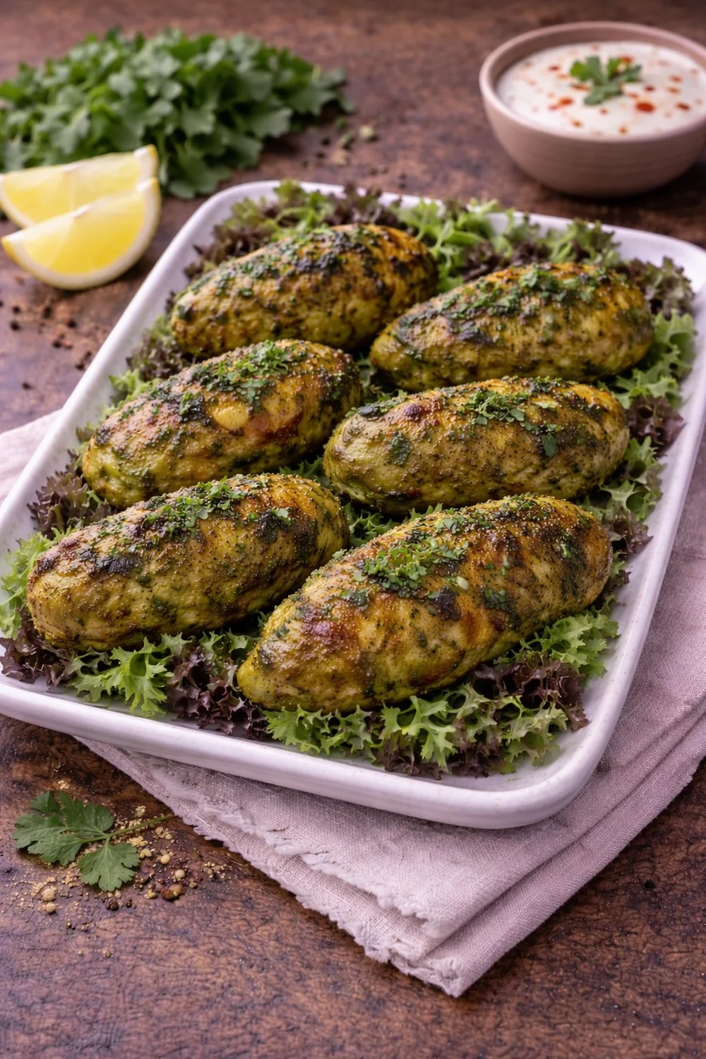 CHICKEN HARYALI TIKKA