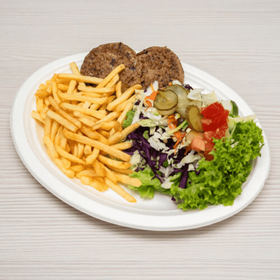 Hamburger Max XL Na Talerzu