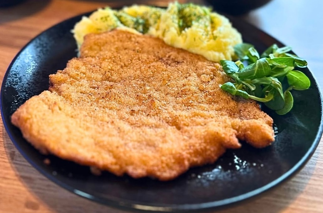 Kotlet schabowy na smalcu